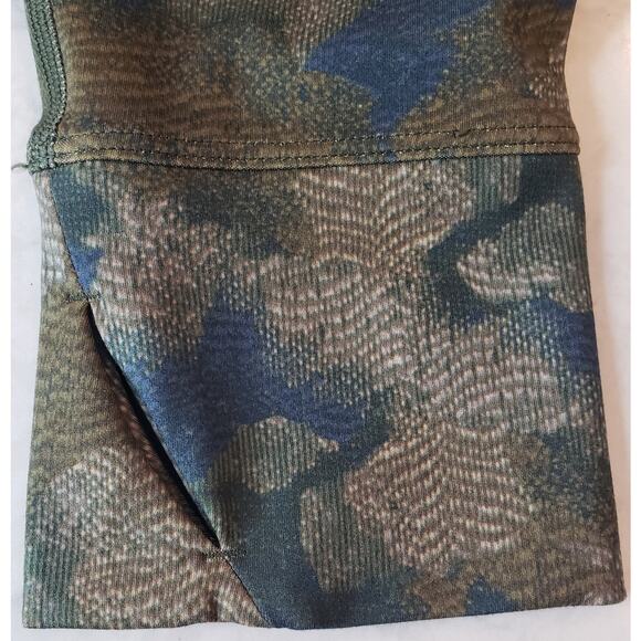 NWT ATHLETA Salutation Jacket Blue Green Camo Print Women's Size 1X - Picture 4 of 11